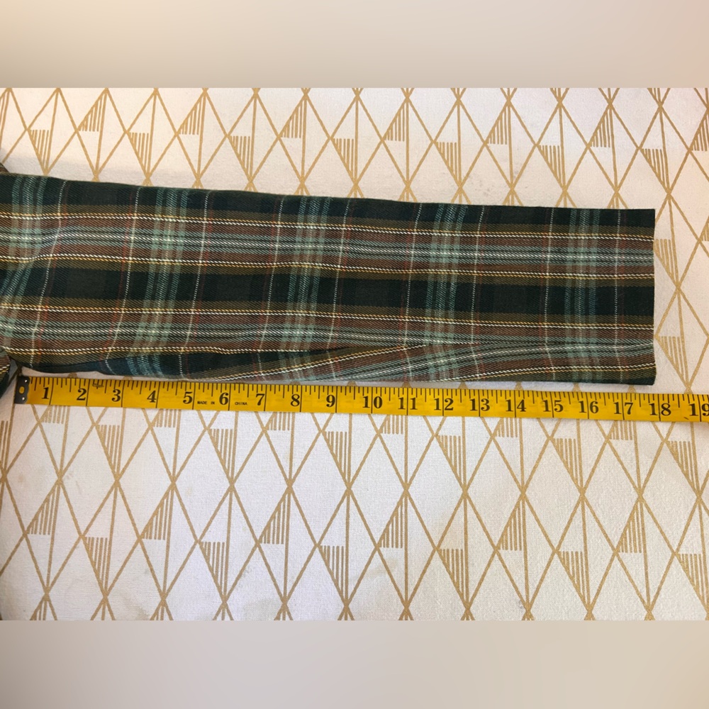Tahari Green Plaid Blazer with Velvet Collar - Picture 10 of 13